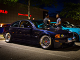 Dark Blue BMW M3 Coupe