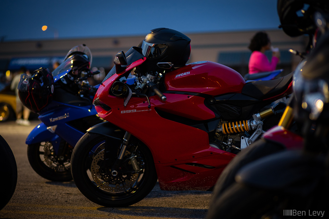 Red Ducati 899 Panigale