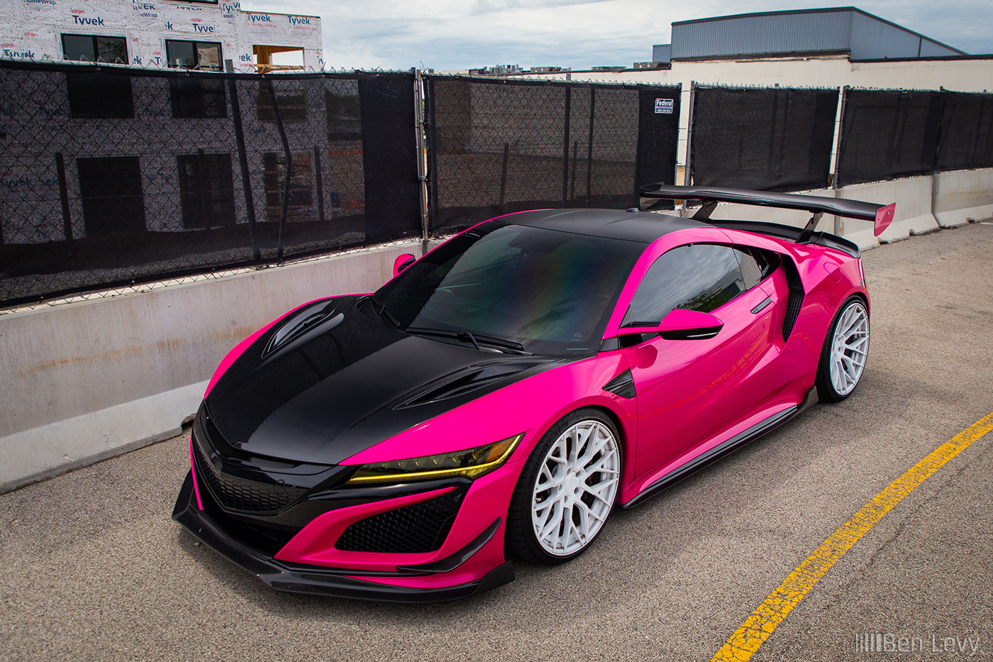 Pink and Black Acura NSX Spotted North of Chicago
