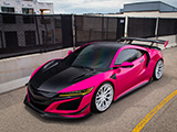 Pink and Black Acura NSX Spotted North of Chicago