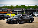 Black Honda Accord Coupe at North Suburbs Cars & Coffee