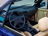 Interior of E30 Convertible
