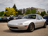 Silver Mazda Miata