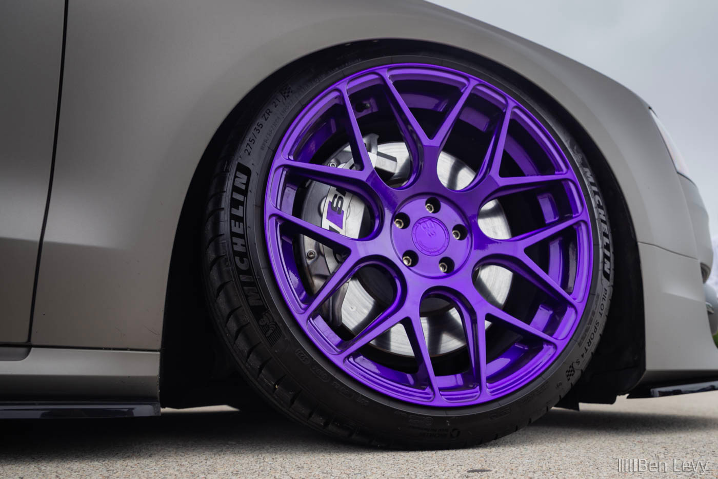 Candy Purple M590 AG Wheel on Audi S8