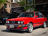 Red BMW 3 Series Coupe
