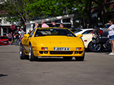 Yellow Lotus Esprit at Cars & Coffee Oak Park