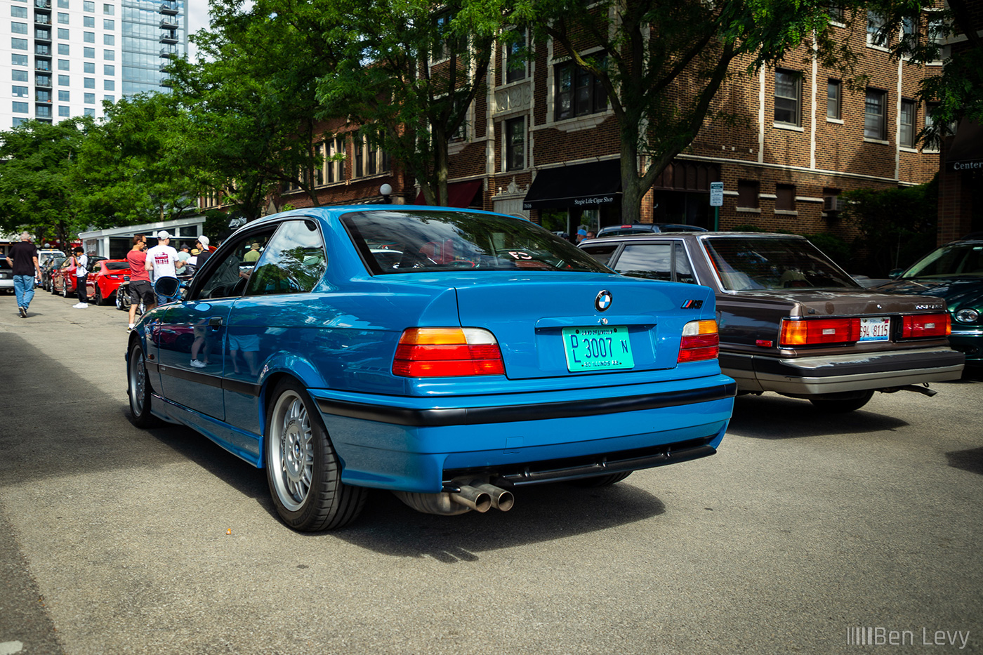 BMW M3 Coupe with Laguna Seca Blue Paint