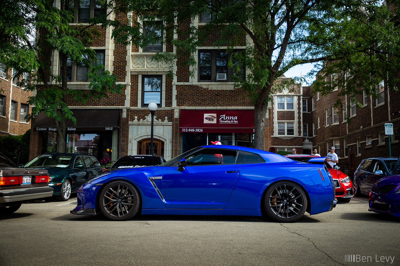 Deep Blue Paint on an R35 Nissan GT-R