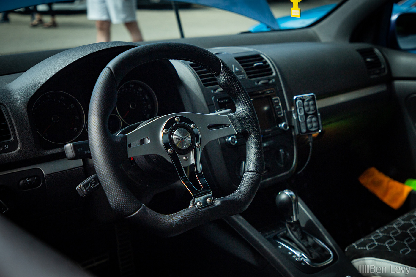 MOMO Steering Wheel in Volkswagen GTI