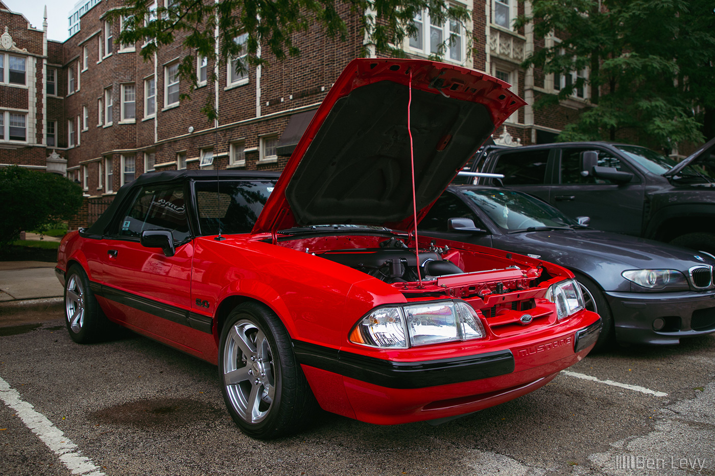 Clean Red Foxbody Convertible