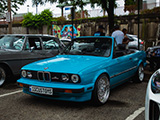 Custom Blue BMW E30 Convertible