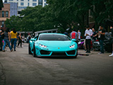 Libertywalk Lamborghini Huracan at Car Meet in Chicago Suburbs
