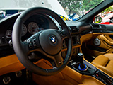 Black and Tan Interior of E39 BMW M5