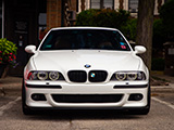 Front of White BMW M5
