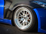 Aodhan DS06 Wheel on Blue 350Z