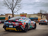 Aston Martin Vantage with Scott's Law Spray Paint