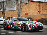 Spray Painted Aston Martin Vantage