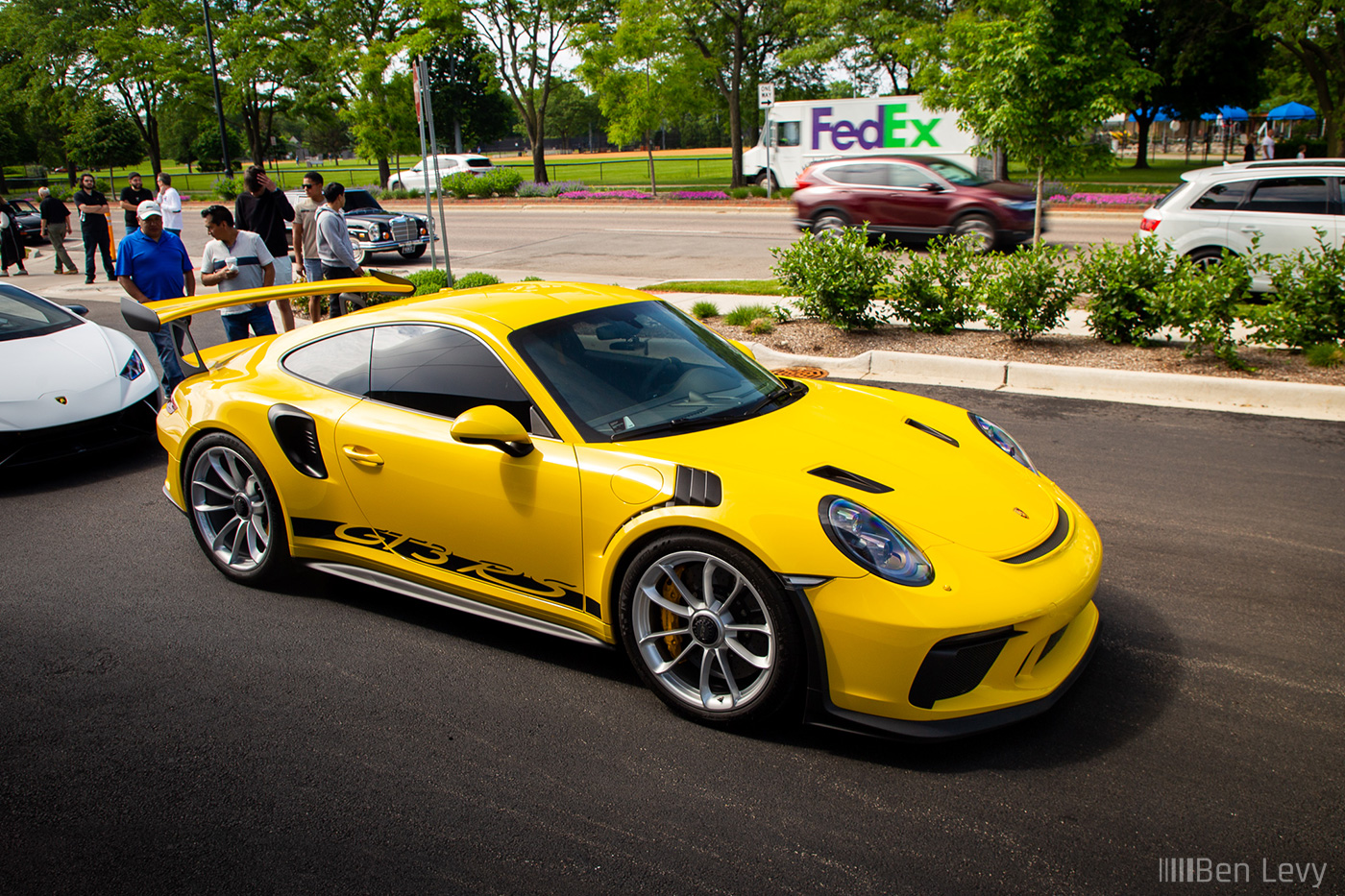 Yellow Porsche 911 GT3 RS - BenLevy.com