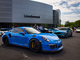Blue Porsche 911 GT3 RS in Lincolnwood, IL