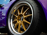 Gold Blitz Techno Speed Z1 Wheel on R32 Skyline GT-R