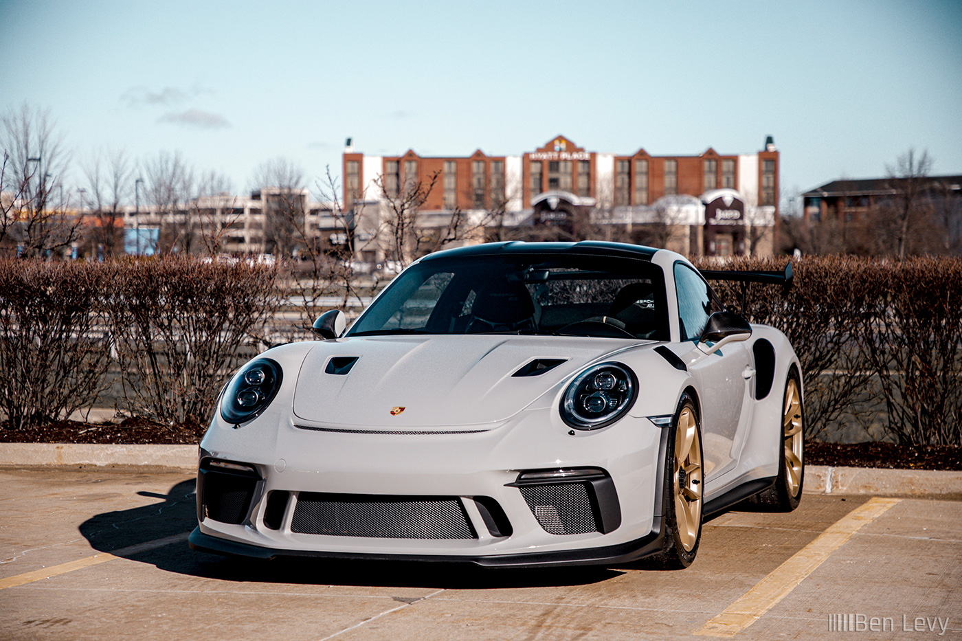 Grey Porsche 911 GT3 RS at PCA Chicago Meet