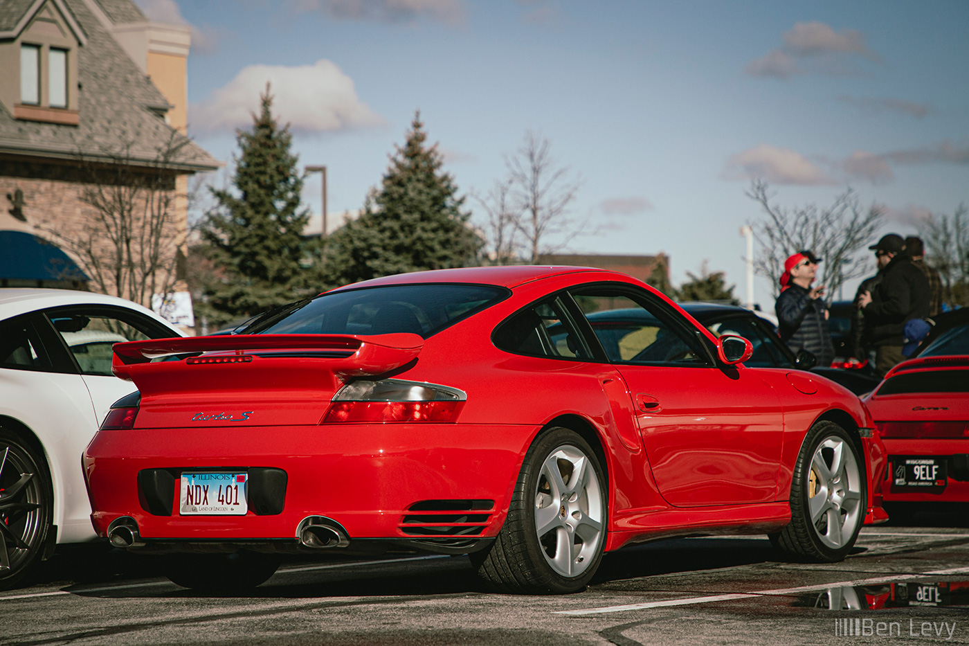 Red Porsche 996 Turbo S