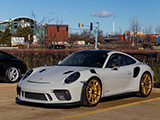 Grey Porsche 911 GT3 RS at Porsches & Pastries