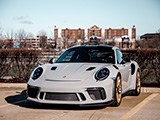 Grey Porsche 911 GT3 RS at PCA Chicago Meet