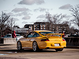 Yellow Porsche 996 GT3
