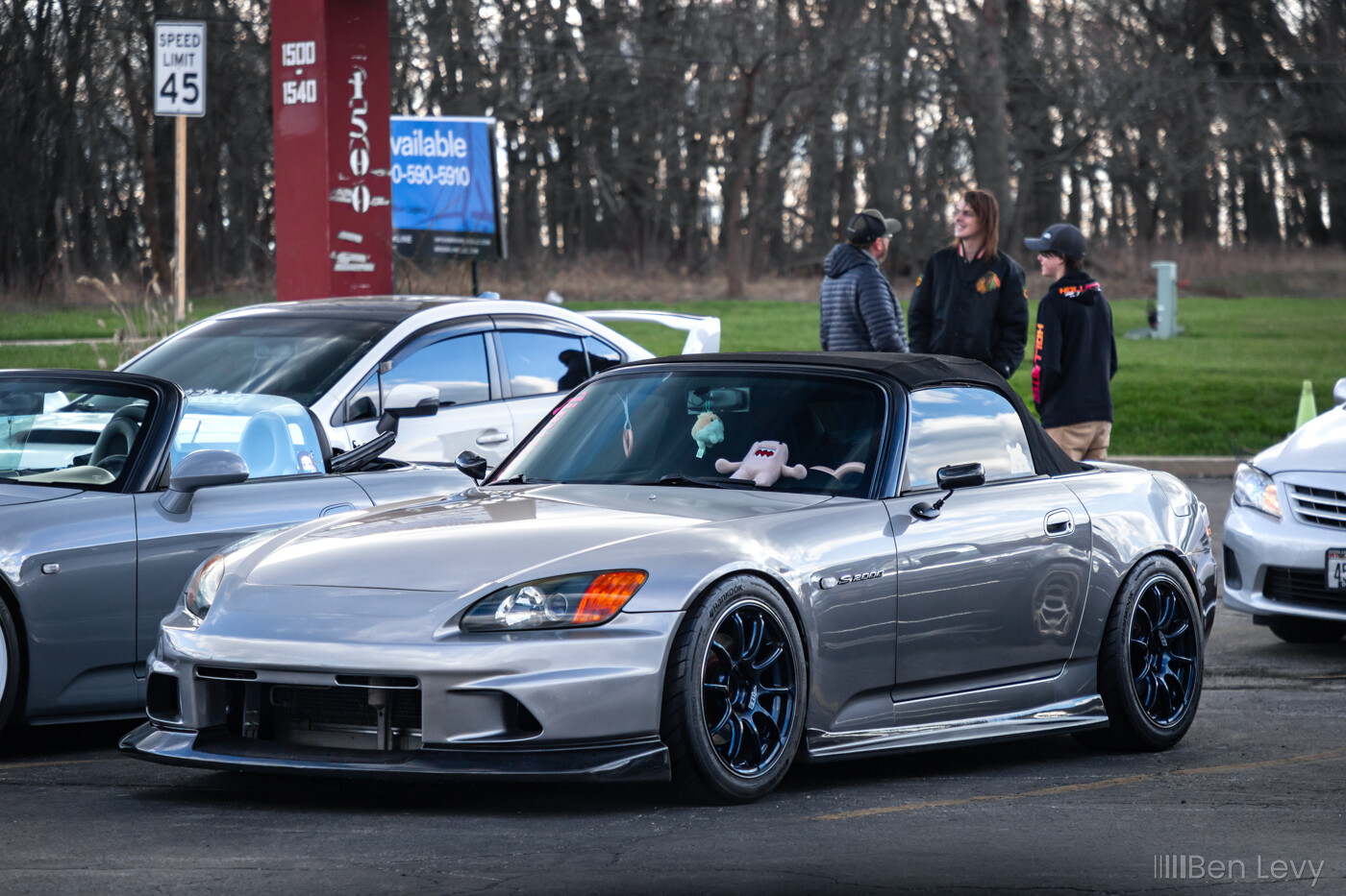 Silver Honda S2000 with Advan Racing RZII Wheels