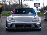 Front of Silver Honda S2000 with 