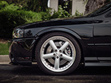 Black Lincoln LS with Brake Upgrade