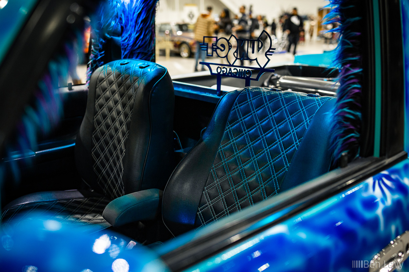 Diamond-Stiched Leather on Scion xB Seats