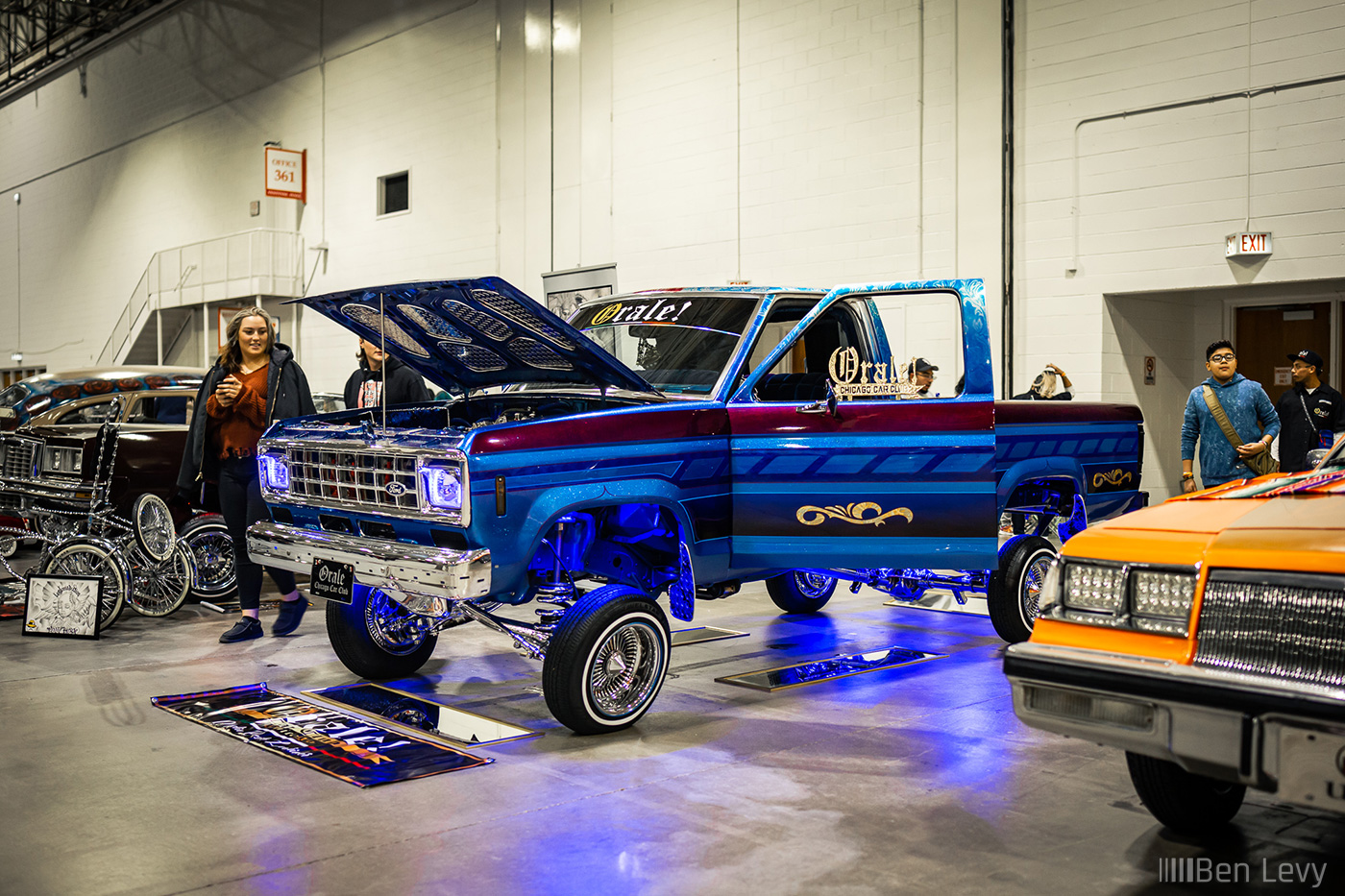 Lowrider Ford Ranger with Orale Car Club