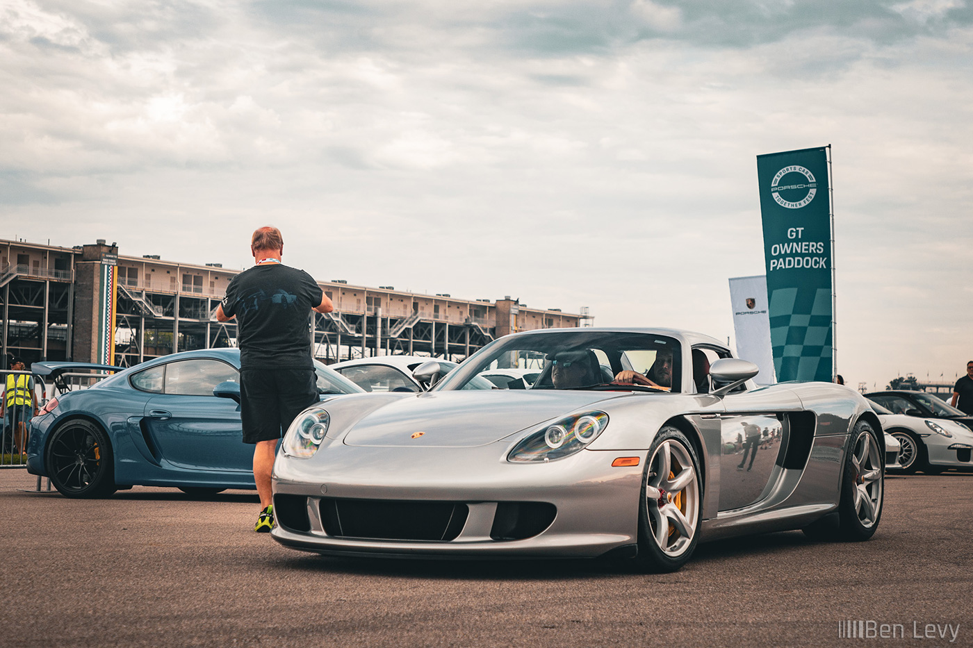 Silver Porsche Carrera GT at Sports Car Together Fest in Indy