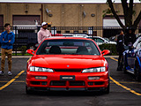 Front of Red S14 Kouki in Chicago
