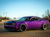 Purple Dodge Challenger SRT Hellcat