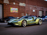Green Ford GT at  at Midwest Performance Cars