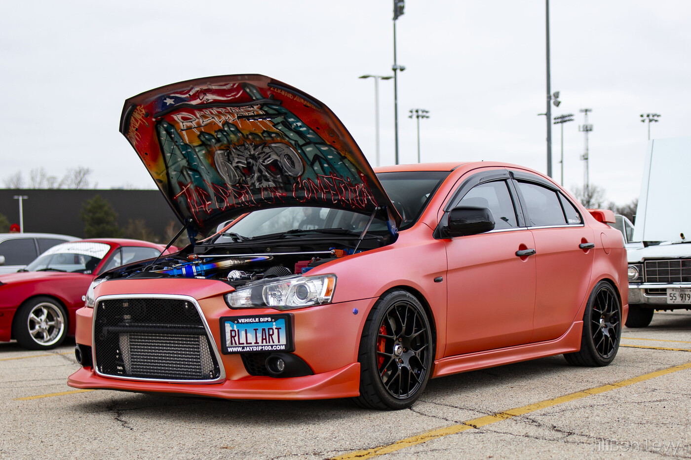 Mitubishi Lancer Ralliart with Enkei Raijin Wheels