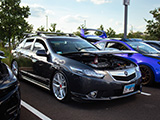 Grey Acura TSX Wagon