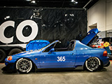 Blue Honda del Sol at Tuner Evolution Chicago