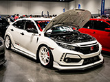 White FK8 Civic Type-R with Mugen Goodies