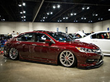 Burgundy Honda Accord Sedan