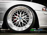 Polished Wheel on BMW 540i