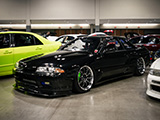 Bagged Nissan Skyline Coupe at Tuner Evolution