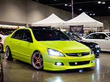 Highlighter Green Accord Sedan
