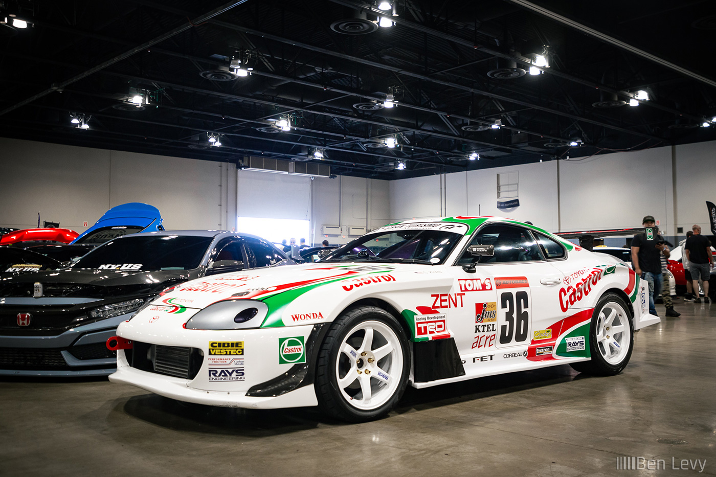 Toyota Supra with Castrol Liverly at Tuner Evolution Chicago