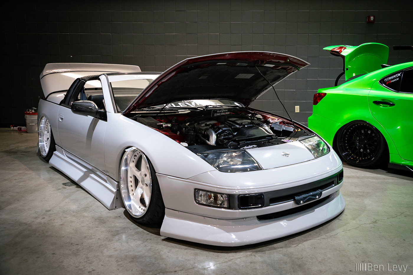 Bagged Nissan 300ZX Convertible