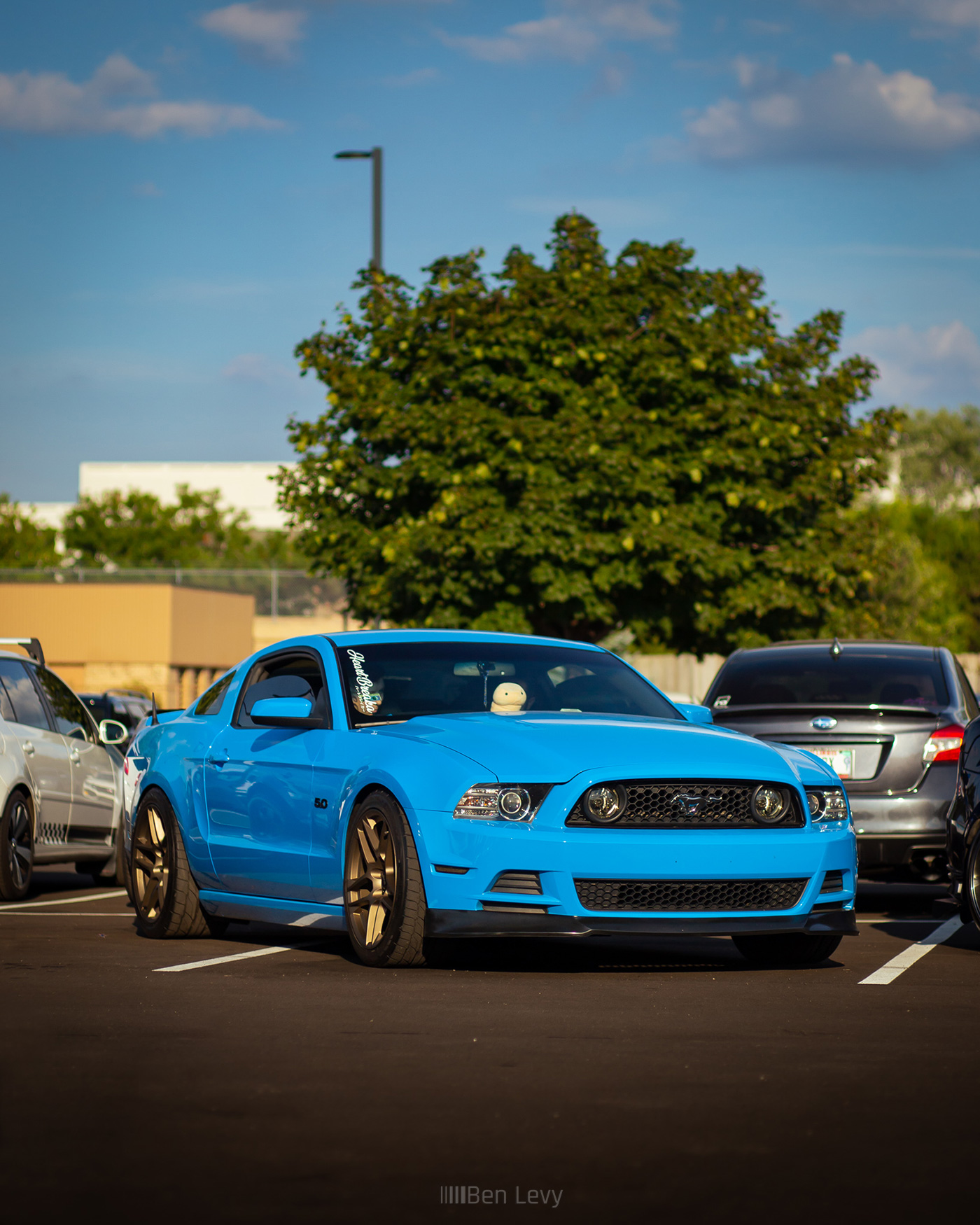 Blue 2013 Ford Mustang GT