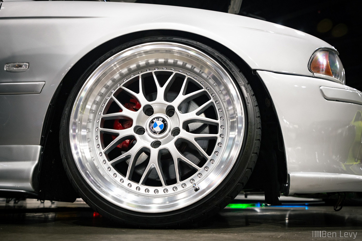 Polished Wheel on BMW 540i